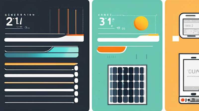 How to calculate unit solar power generation