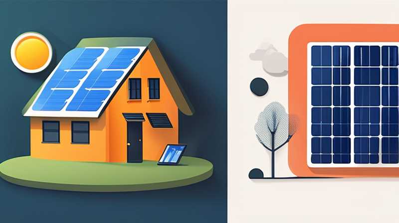 What solar energy can replace household electricity?