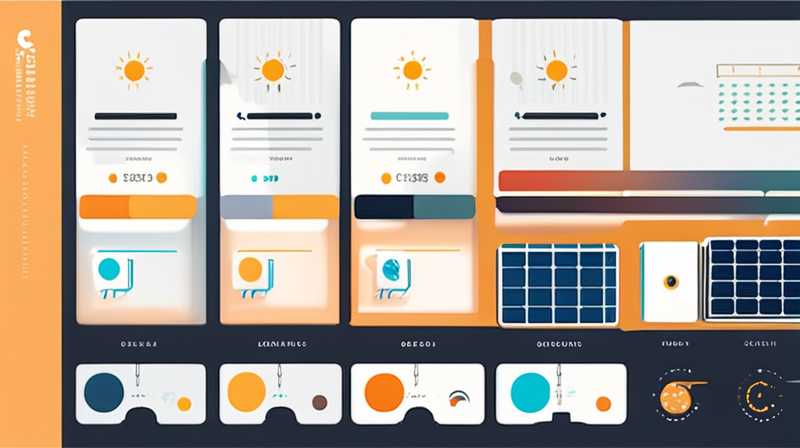 How to find the balance line when installing solar energy