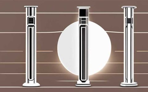 How to use solar garden column lights