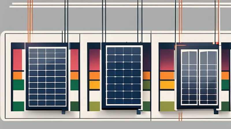 How to dismantle high-rise wall-mounted solar panels