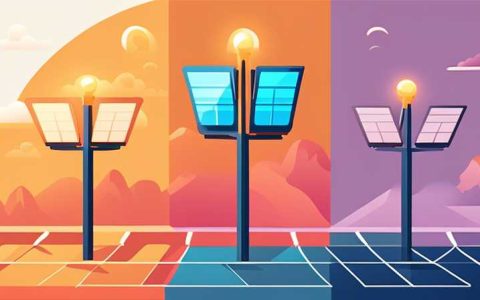 What is the appropriate color temperature of solar street lights?