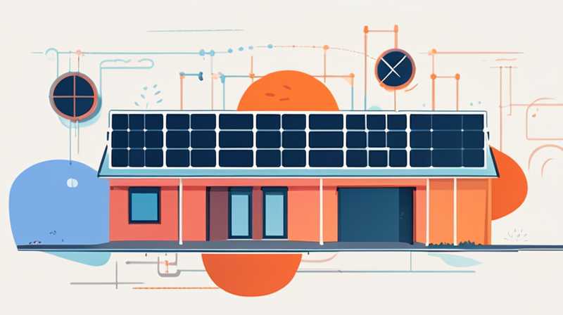 How to disassemble the two sides of the solar barrel