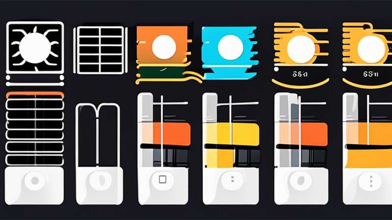 How to connect the 4 wires of solar lights