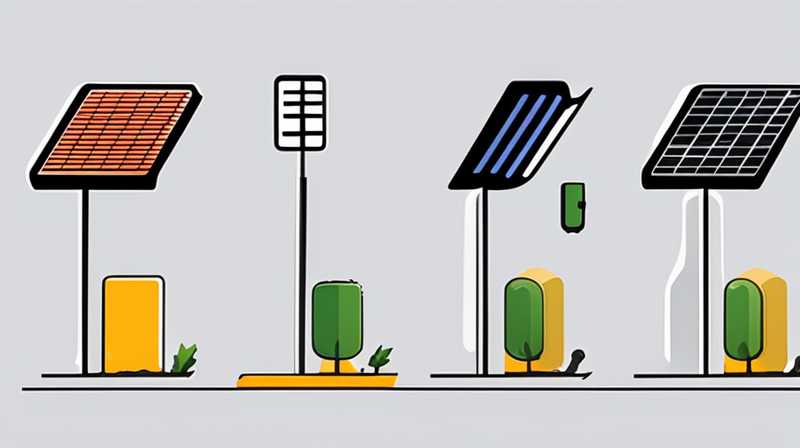 How to install solar street lights on utility poles