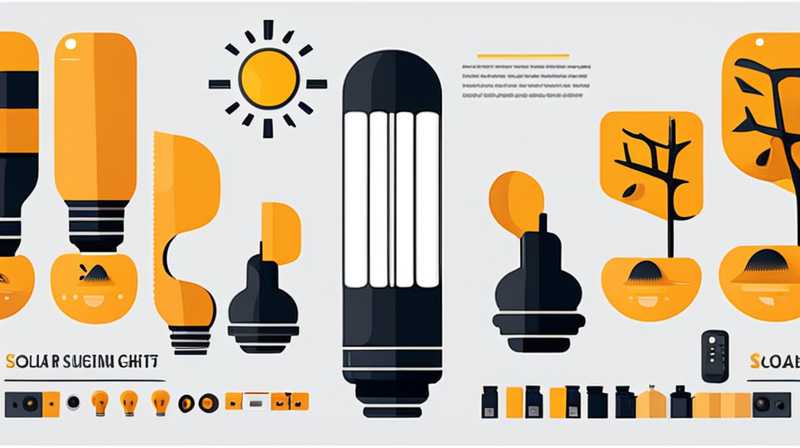 How many watts of bulbs are needed for solar lights