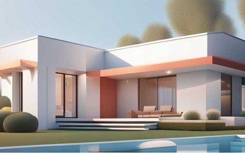 What is the capacity of the villa's solar energy?