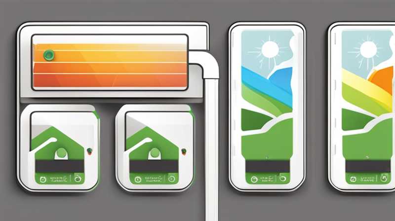 How to switch between solar energy and natural gas