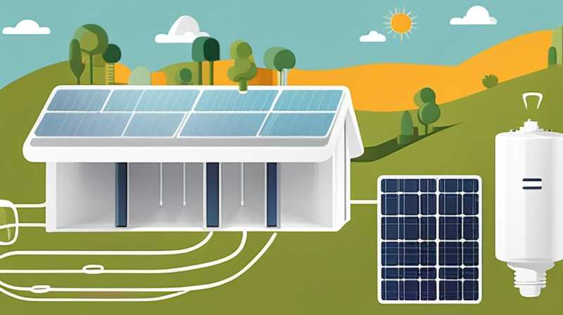 How much electricity does a solar booster pump use?