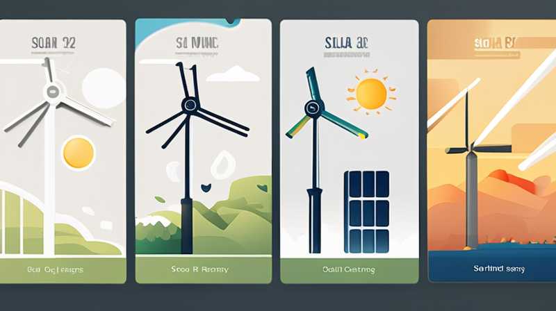 What are the characteristics of solar and wind energy?