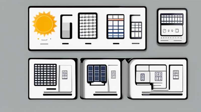 How to read solar panel parameters