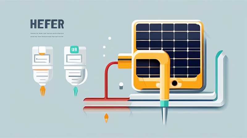 How to turn on the solar antifreeze device