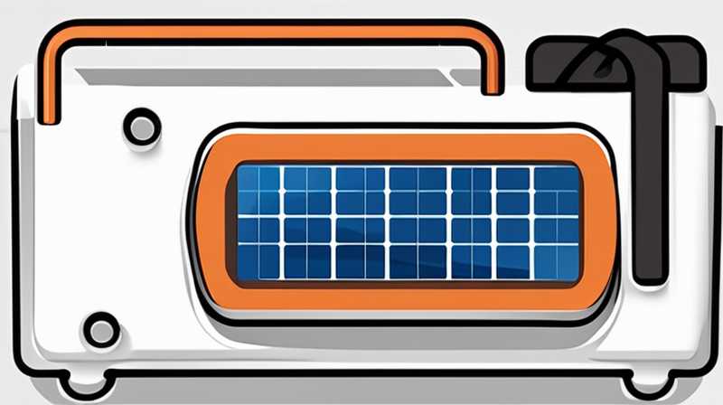 How many watts is enough for a solar booster pump?