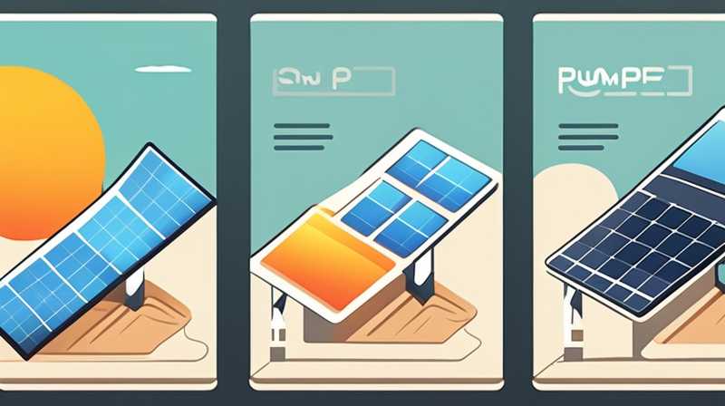 How to disassemble a solar powered pump