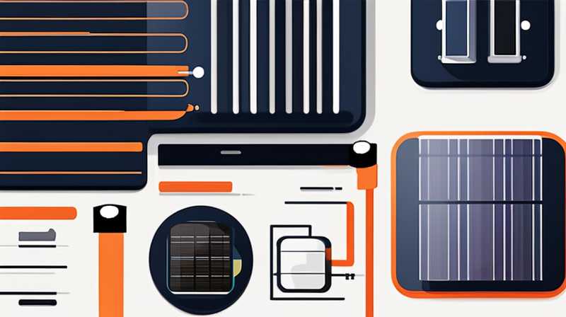 How to connect the inner and outer tubes of solar panels