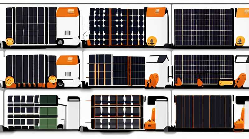 What logistics does solar panels need?