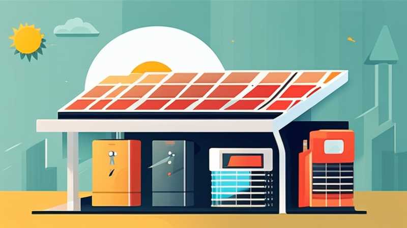 How to use solar energy to store electricity in batteries