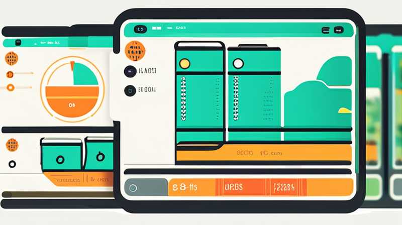 How can solar energy monitoring store electricity?