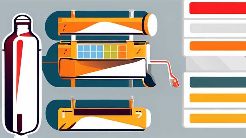 How many liters does the solar iron barrel