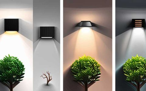 How to set up solar garden wall lights
