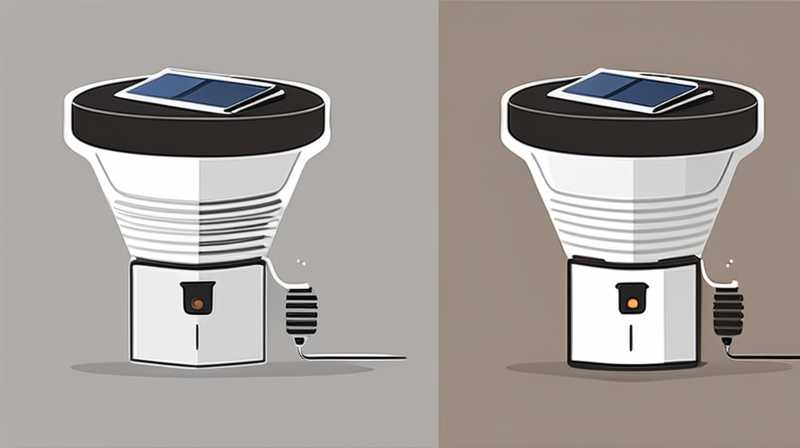 How to change solar lamp into dustproof lamp