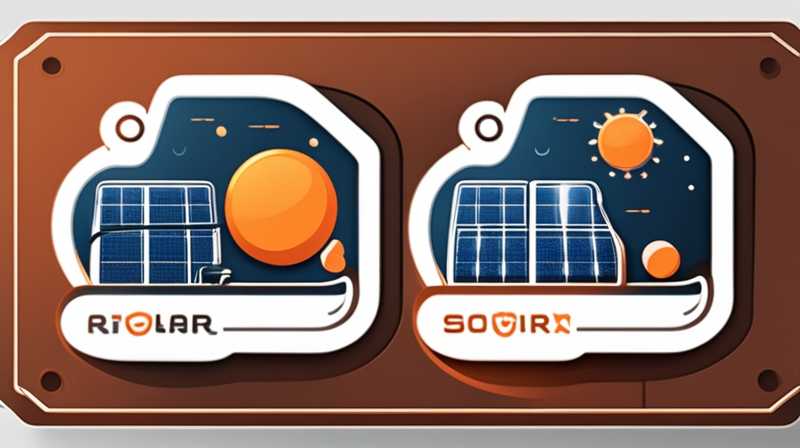 What is the best solar rust sticker