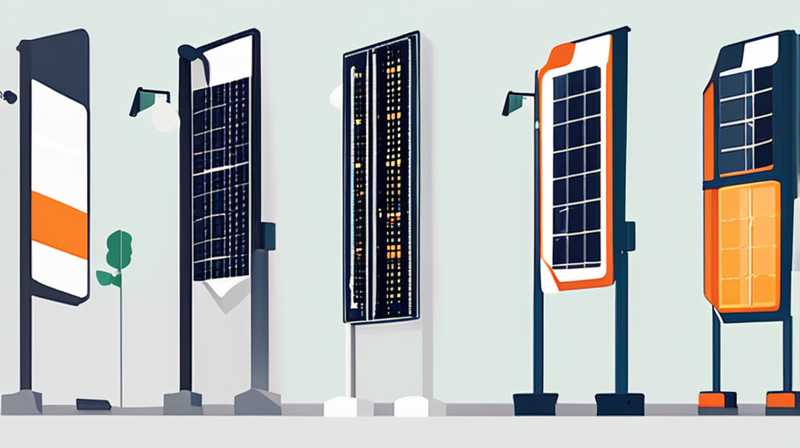 How many amps are usually required for solar street lights