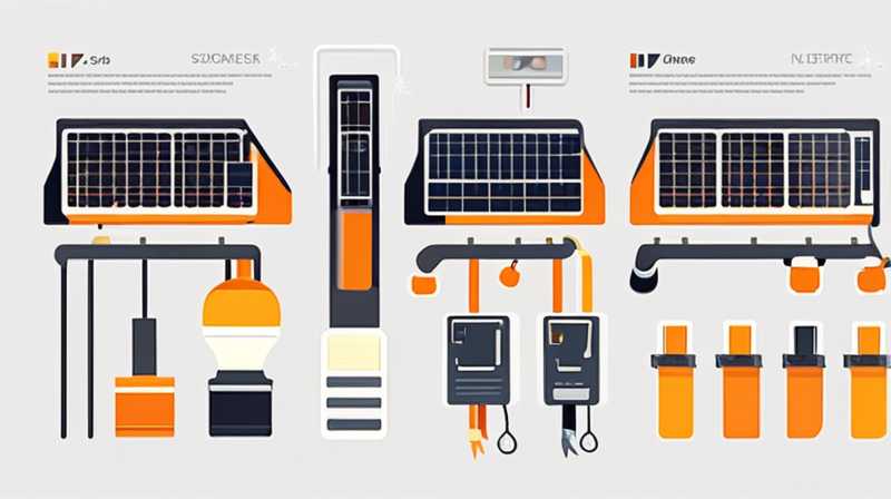 How to install solar lights circuit diagram