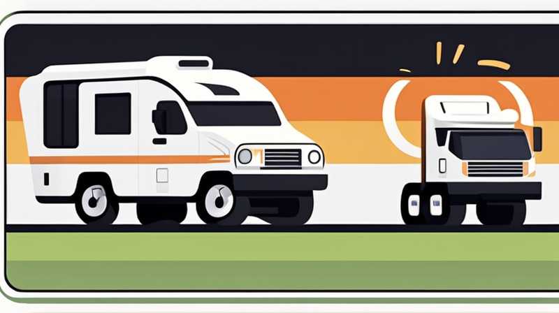 How long does it take to charge a heavy truck or RV with solar energy?