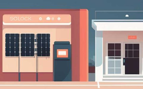 How to install solar lights at the entrance of the exhibition hall