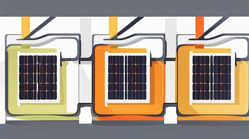 How to divide the three wires of solar panels