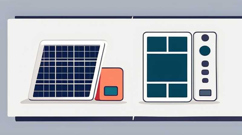 How to use one solar panel to connect three