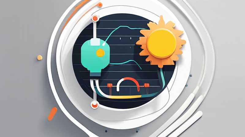 What color wire is the solar sensor gnd