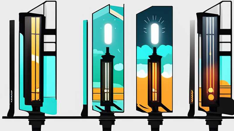 How many watts does a solar street light have 3300 lumens?