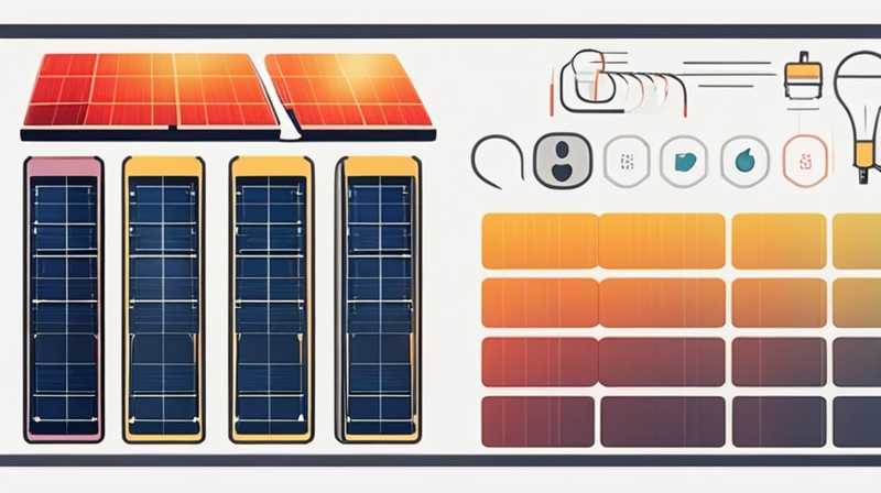 The relationship between solar panel v and battery