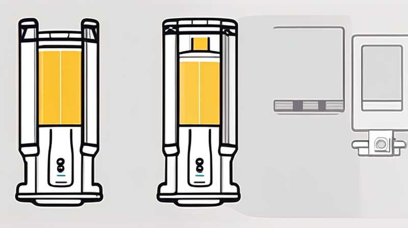 How to disassemble Midea solar column lamp