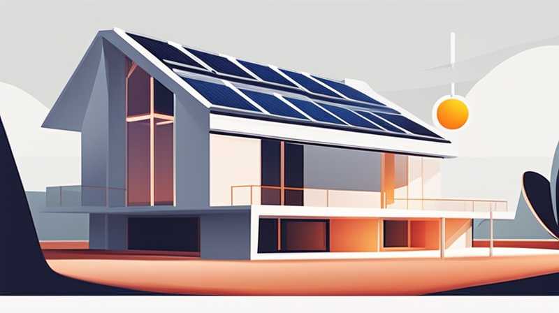 How to put solar energy in color steel house