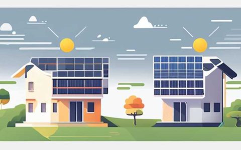 Where are the shared solar panels installed?