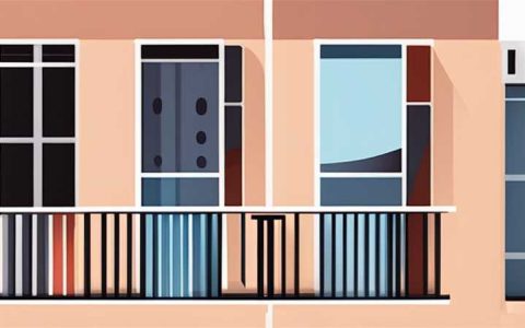 How often should the balcony solar panel be replaced?