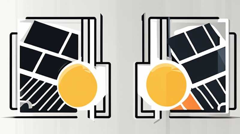 How to connect two solar cells to four cells