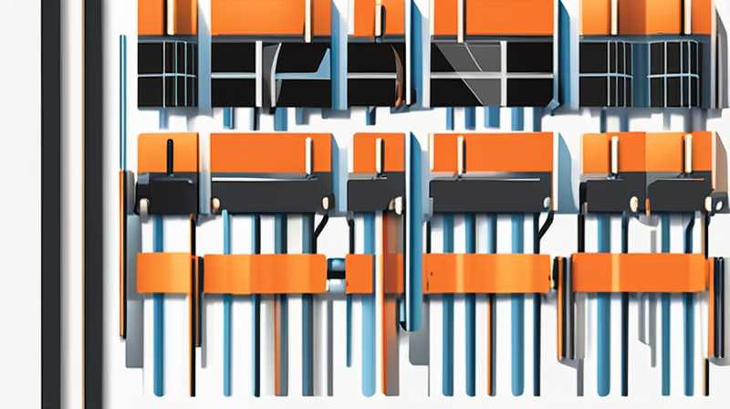 How to connect two base tubes to solar panels