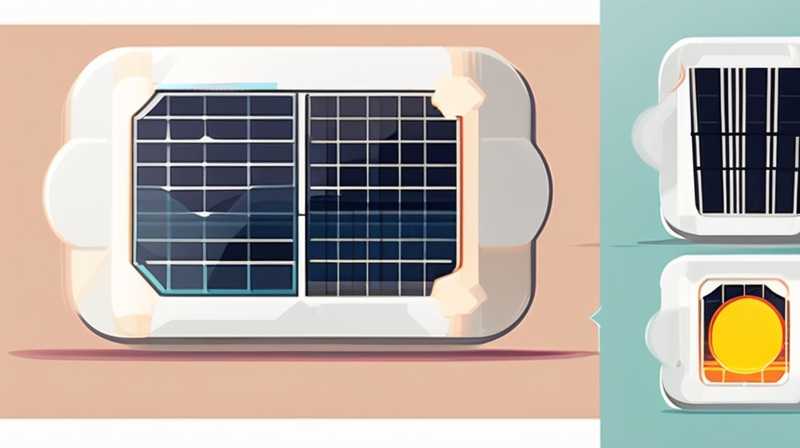 How to charge a self-operated solar charging lamp