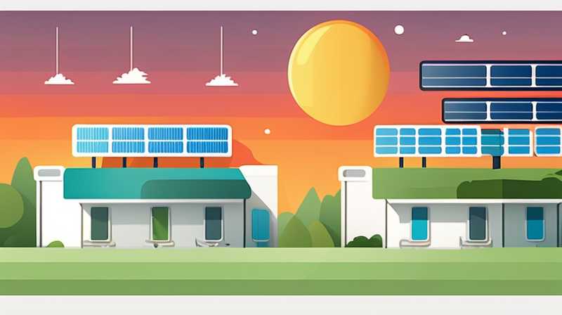 How many watts of solar energy are usually used?