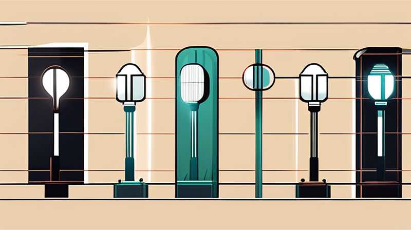 How many volts does the LCD panel of led solar street light have