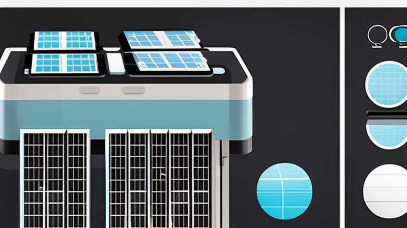 What is the cooling method for solar panels?