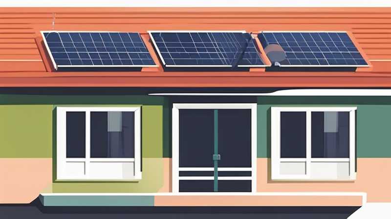 How much medium should be added to wall mounted solar panels