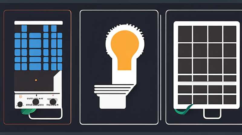 How to disassemble the solar panel of the solar lamp