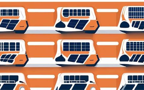 How to fix the solar panel on the roof of a B-type RV