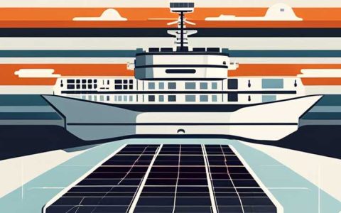 What is the use of solar panels on aircraft carriers?
