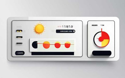 What symbol does a solar meter display when it is disconnected?